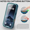 6601174468A-16 REDPEPPER For iPhone 17 Pro IP68 Waterproof Case Clear Back Phone Cover Compatible with MagSafe