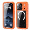 6601174468C-1 REDPEPPER For iPhone 17 Pro IP68 Waterproof Case Clear Back Phone Cover Compatible with MagSafe