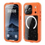 REDPEPPER For iPhone 17 Pro IP68 Waterproof Case Clear Back Phone Cover Compatible with MagSafe