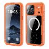 6601174469C-1 REDPEPPER For iPhone 17 Pro Max IP68 Waterproof Case Clear Back Phone Cover Compatible with MagSafe