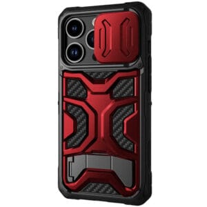 NILLKIN Adventurer Pro for iPhone 14 Pro Anti-drop Case Kickstand Slide Camera Cover Design Phone Protective Cover