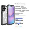 REDPEPPER FS / FM Series For iPhone 17 Clear Case IP68 Waterproof Phone Cover | Compatible with MagSafe