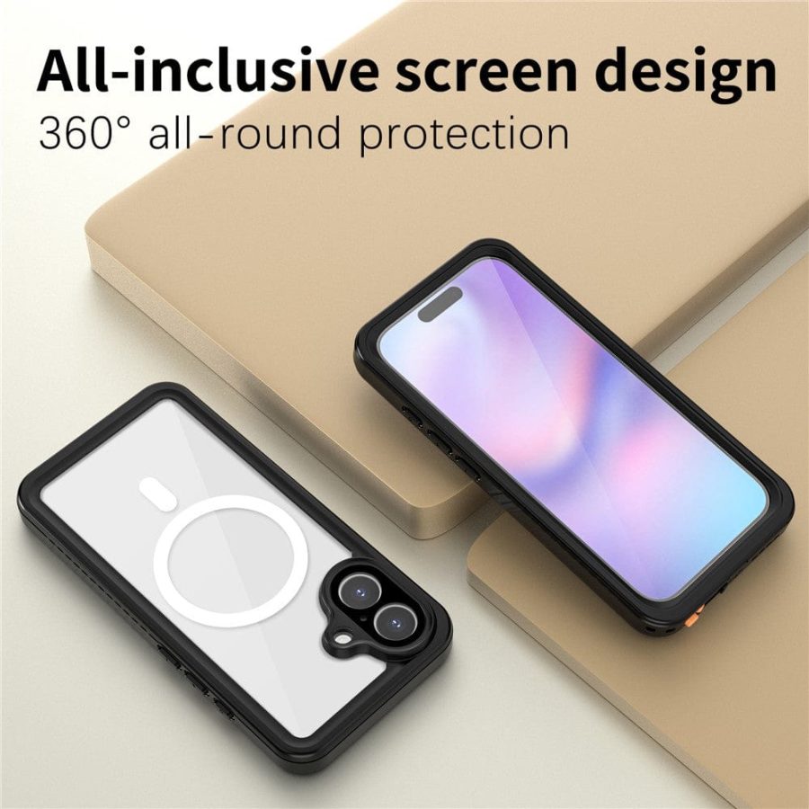 REDPEPPER FS / FM Series For iPhone 17 Clear Case IP68 Waterproof Phone Cover | Compatible with MagSafe