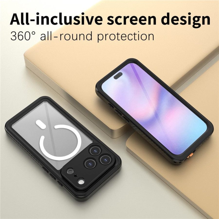 REDPEPPER FS / FM Series For iPhone 17 Pro Clear Case IP68 Waterproof Phone Cover | Compatible with MagSafe