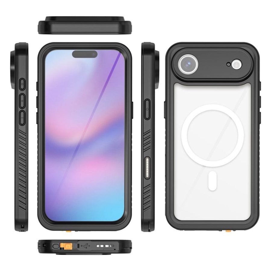 REDPEPPER FS / FM Series For iPhone Air Clear Case IP68 Waterproof Phone Cover | Compatible with MagSafe