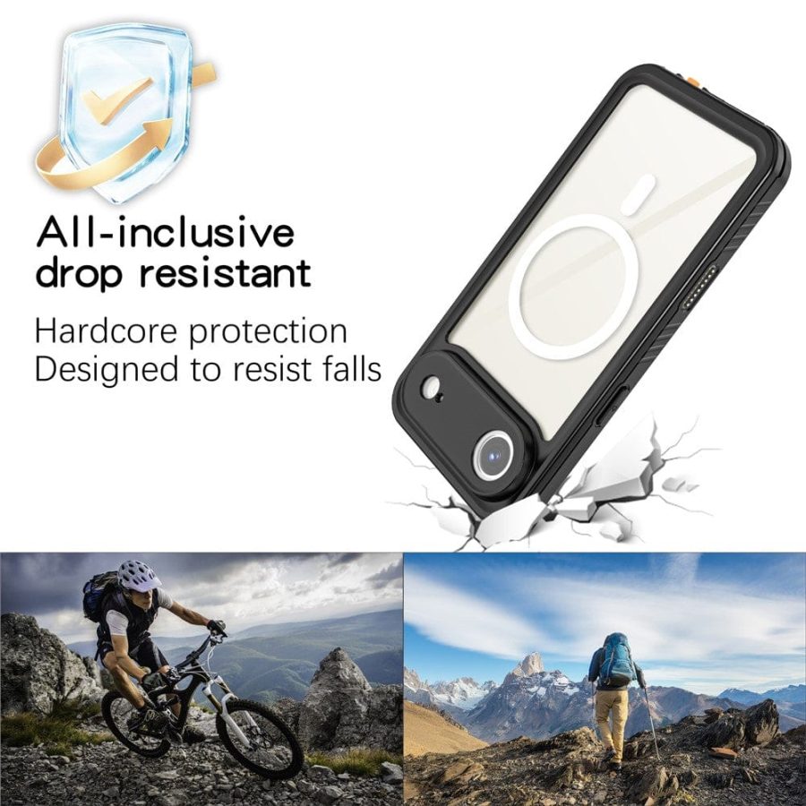 REDPEPPER FS / FM Series For iPhone Air Clear Case IP68 Waterproof Phone Cover | Compatible with MagSafe