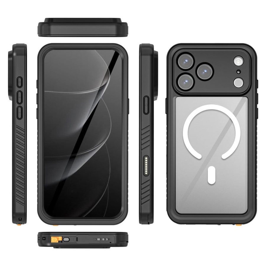 REDPEPPER FS / FM Series For iPhone 17 Pro Max Clear Case IP68 Waterproof Phone Cover |  Compatible with MagSafe