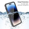 REDPEPPER PRO Series for iPhone 14 Pro IP68 Waterproof Shockproof Clear Phone Case