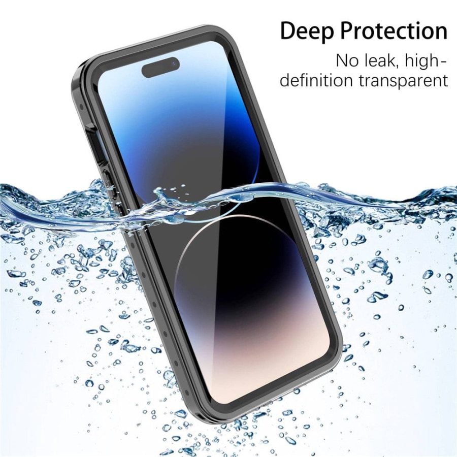 REDPEPPER PRO Series for iPhone 14 Pro IP68 Waterproof Shockproof Clear Phone Case