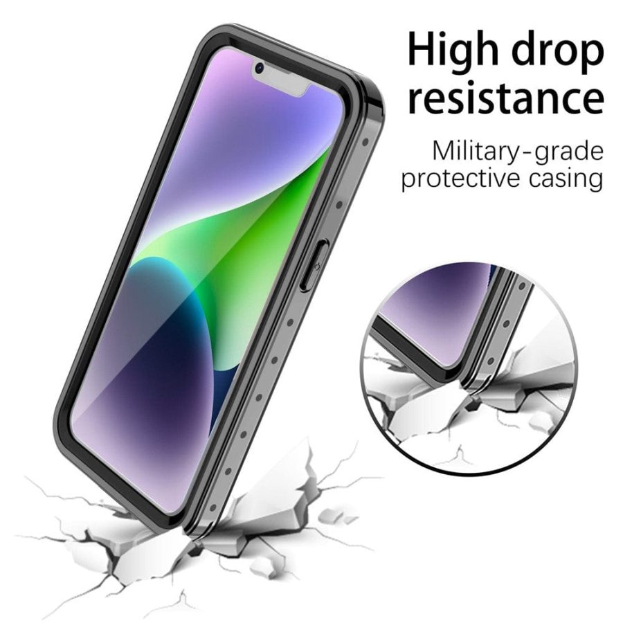 REDPEPPER PRO Series for iPhone 14 Plus IP68 Waterproof Shockproof Clear Phone Case