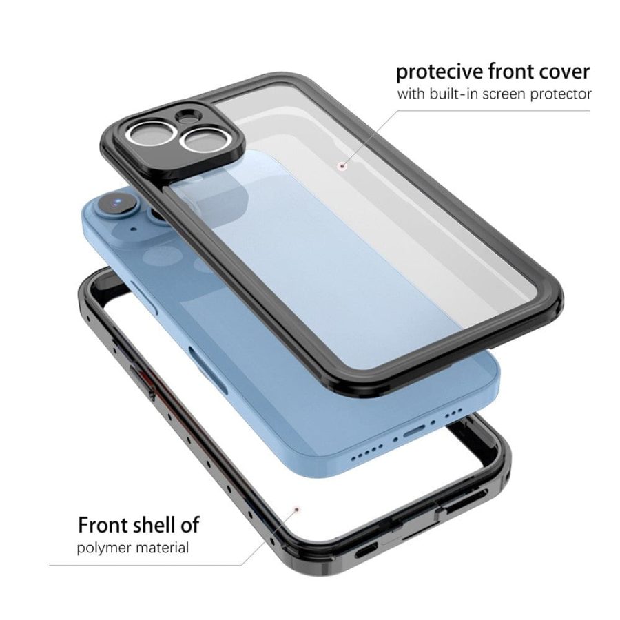 REDPEPPER PRO Series for iPhone 14 IP68 Waterproof Shockproof Clear Phone Case