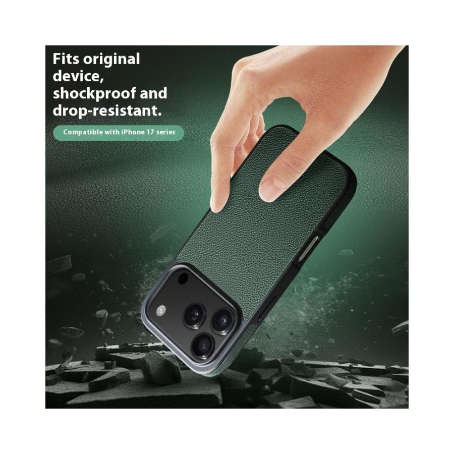 QIALINO For iPhone 17 Pro Max Detachable Wallet Case Compatible with MagSafe Genuine Leather Phone Cover