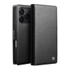 QIALINO For iPhone 17 Pro Max Detachable Genuine Leather Wallet Case Compatible with MagSafe Phone Cover