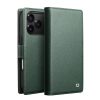 QIALINO For iPhone 17 Pro Max Detachable Genuine Leather Wallet Case Compatible with MagSafe Phone Cover
