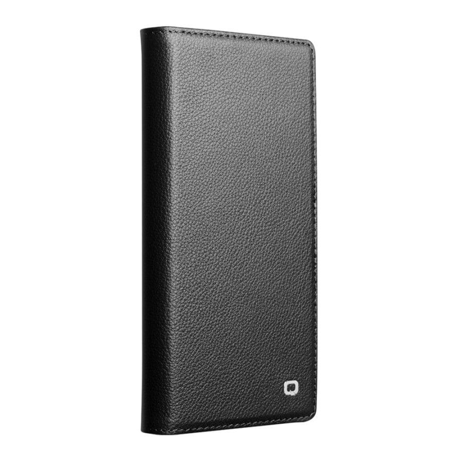 QIALINO For iPhone 17 Pro Detachable Genuine Leather Wallet Case Compatible with MagSafe Phone Cover