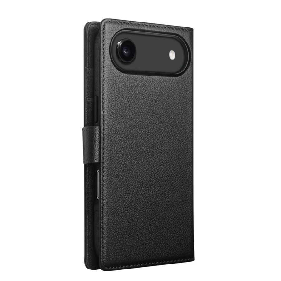 QIALINO For iPhone Air Detachable Genuine Leather Wallet Case Compatible with MagSafe Phone Cover