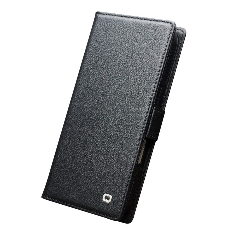 6601180066A-3 QIALINO For iPhone 17 Detachable Genuine Leather Wallet Case Compatible with MagSafe Phone Cover