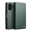 6601180066C-1 QIALINO For iPhone 17 Detachable Genuine Leather Wallet Case Compatible with MagSafe Phone Cover