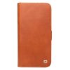 QIALINO For iPhone 14 Pro Case Drop-Proof Business Style Genuine Leather Wallet Magnetic Closure Phone Cover