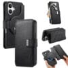 CASENEO MW-02 For iPhone 17 Case Detachable Magnetic Leather Flip Phone Cover Black by The Case Factory