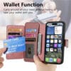 CASENEO MW-02 For iPhone 17 Case Detachable Magnetic Leather Flip Phone Cover by The Case Factory
