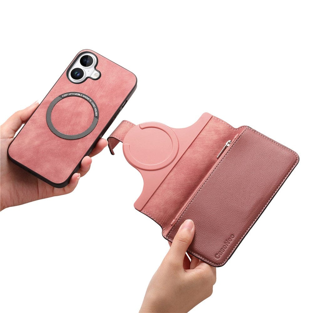 CASENEO MW-02 For iPhone 17 Case Detachable Magnetic Leather Flip Phone Cover by The Case Factory