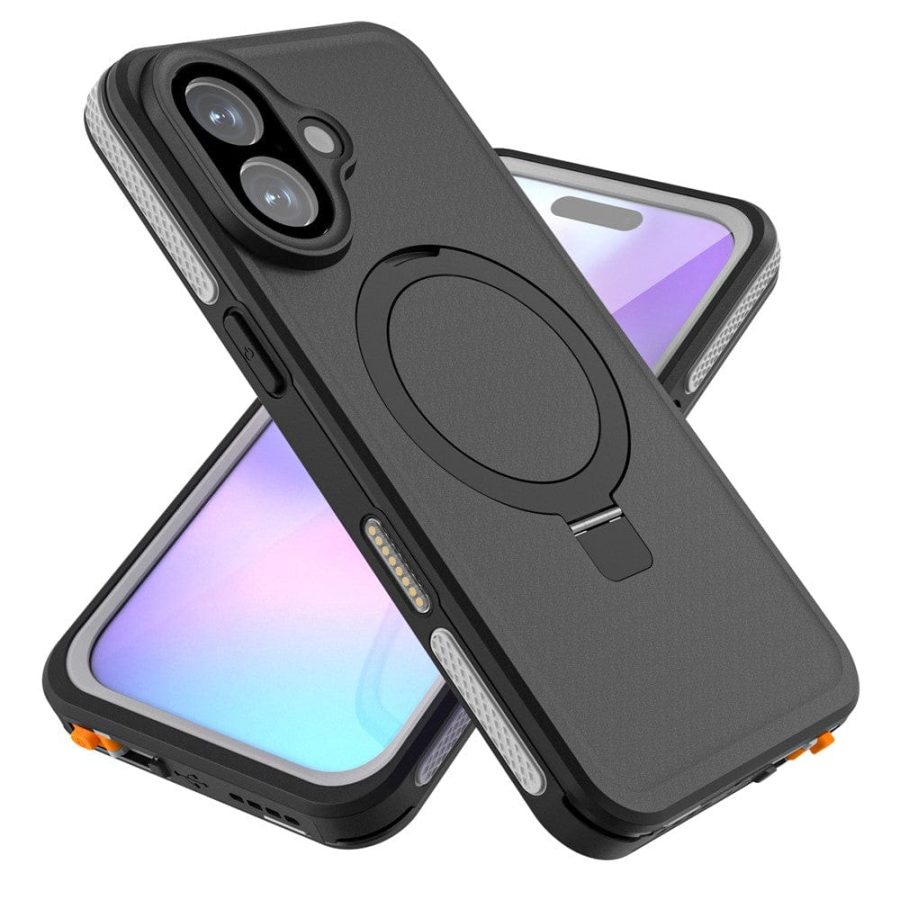 REDPEPPER For iPhone 17 IP68 Waterproof Case Kickstand Phone Back Cover | Compatible with MagSafe