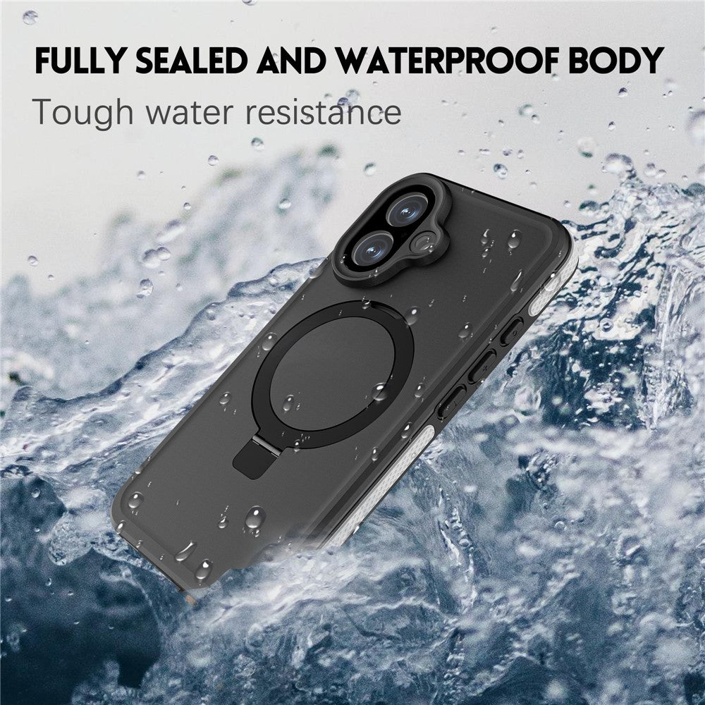 REDPEPPER For iPhone 17 IP68 Waterproof Case Kickstand Phone Back Cover | Compatible with MagSafe - Image 5