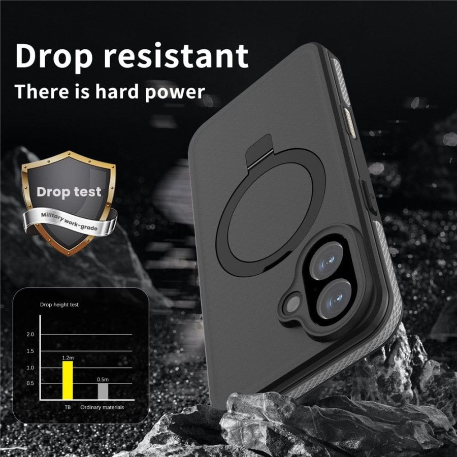 REDPEPPER For iPhone 17 IP68 Waterproof Case Kickstand Phone Back Cover | Compatible with MagSafe