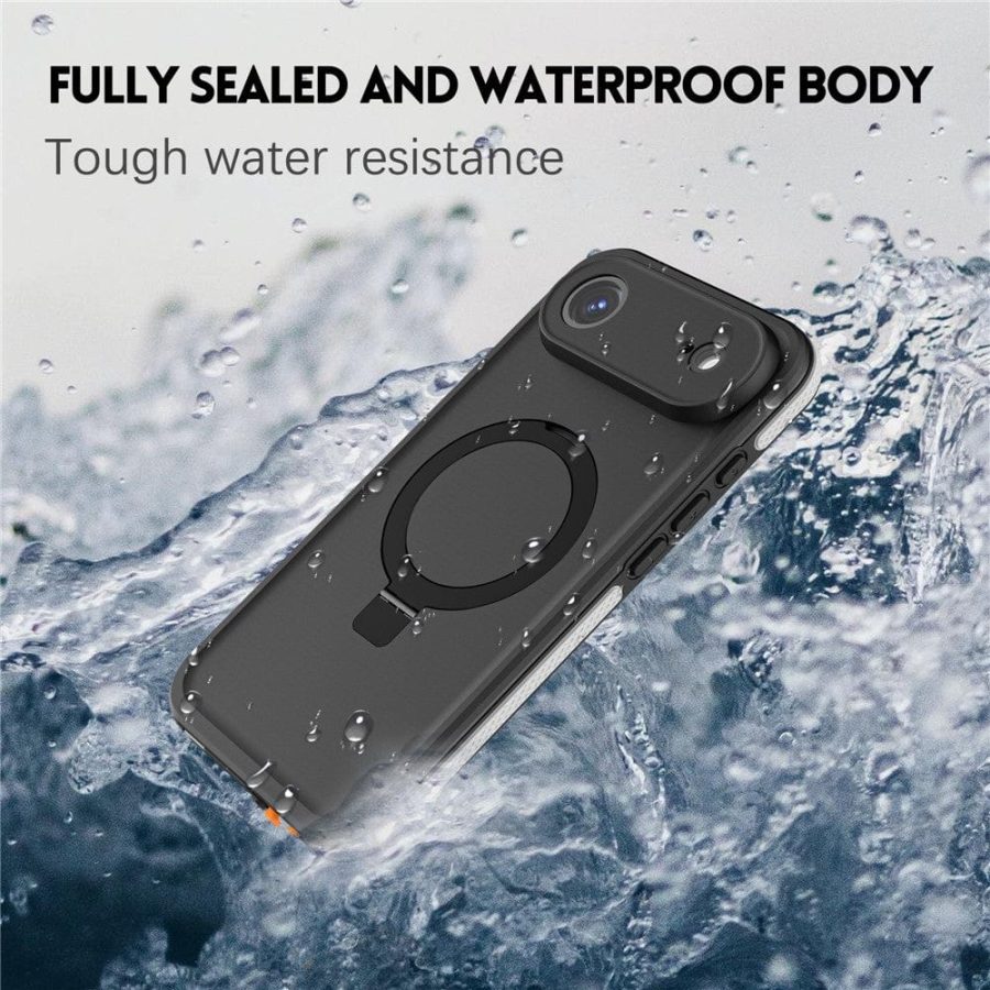 6601187854A-5 REDPEPPER For iPhone Air IP68 Waterproof Case Kickstand Phone Back Cover | Compatible with MagSafe