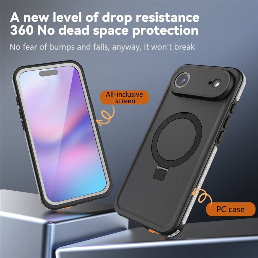 6601187854A-7 REDPEPPER For iPhone Air IP68 Waterproof Case Kickstand Phone Back Cover | Compatible with MagSafe