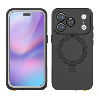 REDPEPPER For iPhone 17 Pro IP68 Waterproof Case Kickstand Phone Back Cover | Compatible with MagSafe