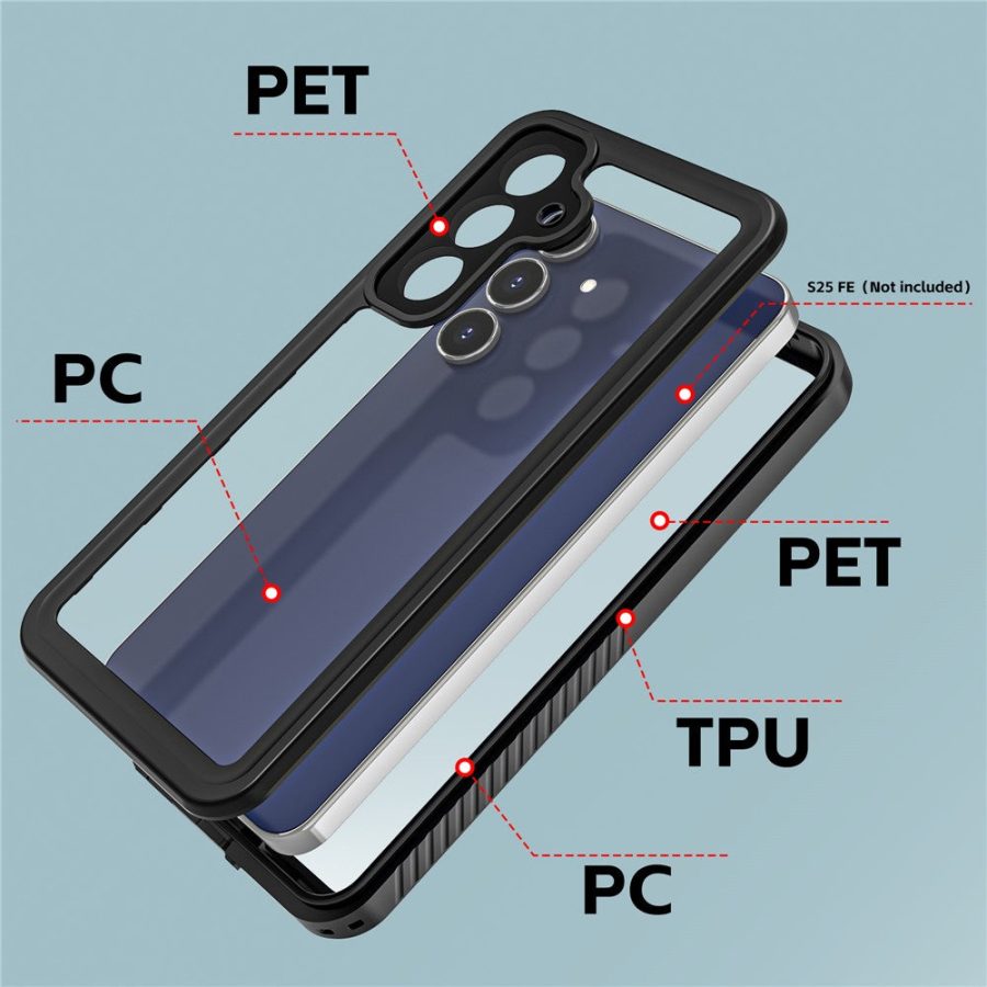 6601188143A-8 REDPEPPER FS Series For Samsung Galaxy S25 FE Waterproof Case IP68 Shockproof Phone Cover