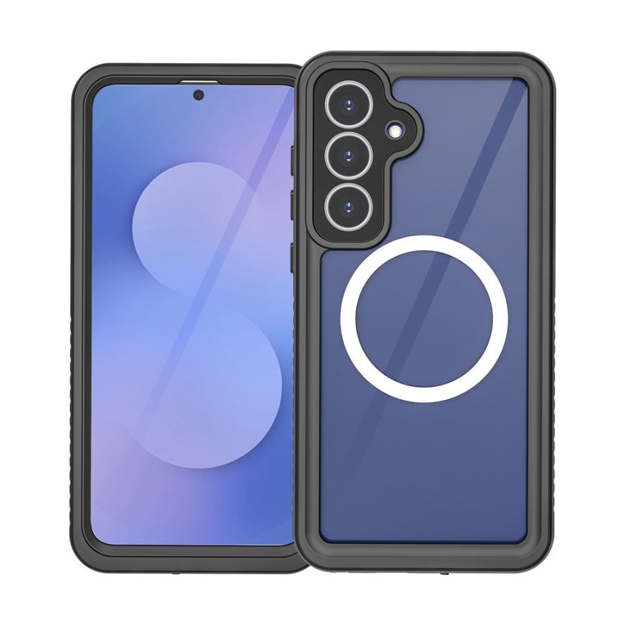 6601188144A-3 REDPEPPER FS Series For Samsung Galaxy S25 FE IP68 Waterproof Case Clear Phone Cover | Compatible with MagSafe