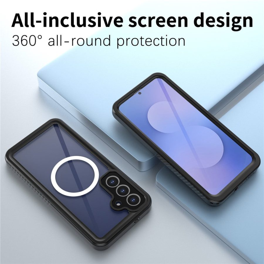 6601188144A-7 REDPEPPER FS Series For Samsung Galaxy S25 FE IP68 Waterproof Case Clear Phone Cover | Compatible with MagSafe