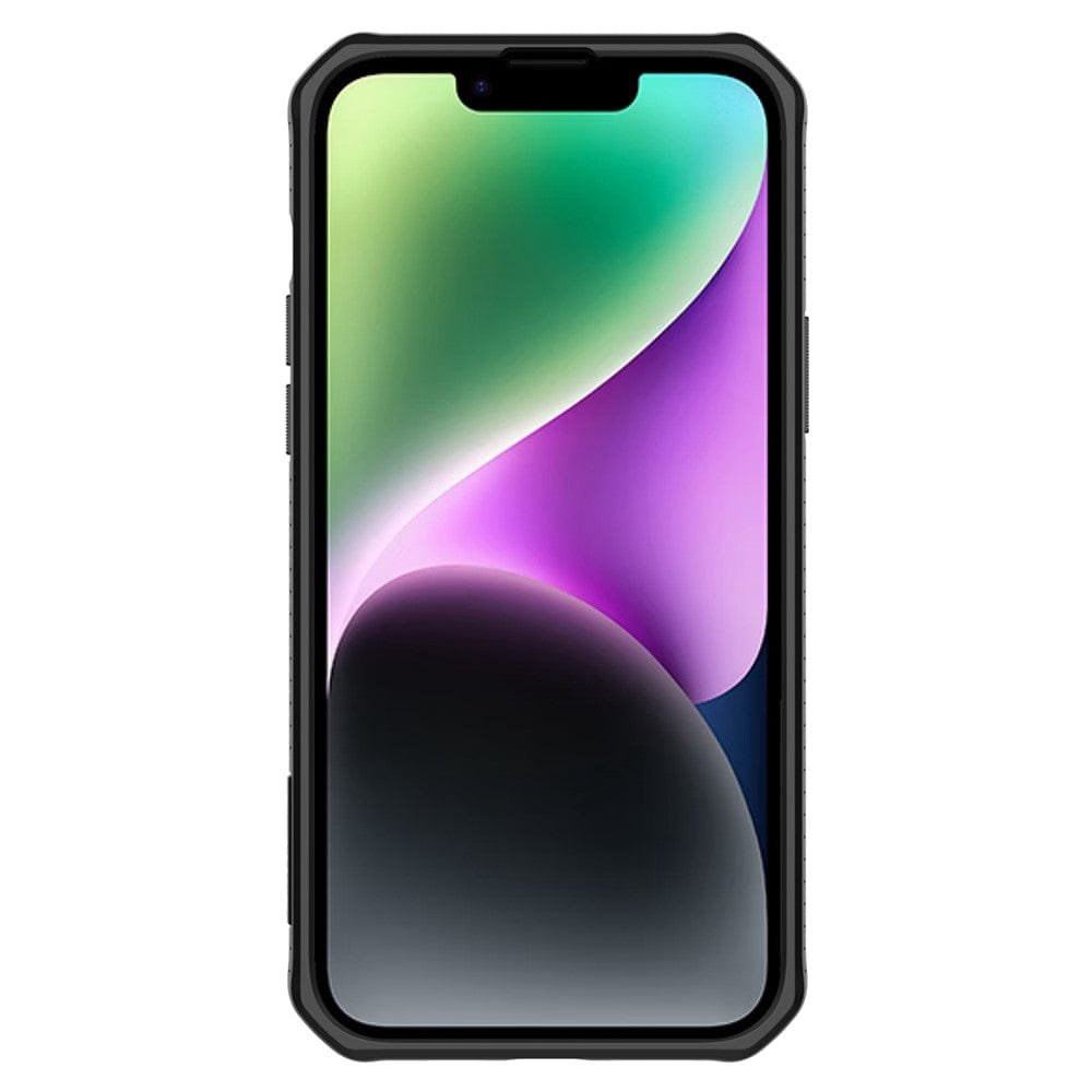 NILLKIN Hybrid Case for iPhone 14 Plus Stripe Design Anti-scratch Protective Phone Cover with Detachable Hand Strap - Image 2