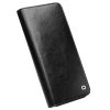 660123780A-4 QIALINO For Samsung Galaxy S23 Wallet Case Waxy Genuine Leather Flip Phone Cover