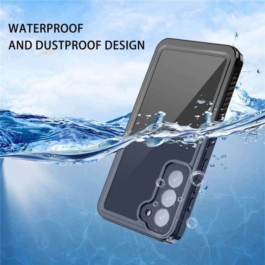 660131566A-5 REDPEPPER FS Series For Samsung Galaxy S23+ IP68 Waterproof Case with Built-in Screen Protector Clear Phone Cover