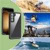 660131566A-6 REDPEPPER FS Series For Samsung Galaxy S23+ IP68 Waterproof Case with Built-in Screen Protector Clear Phone Cover
