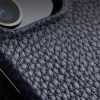 660151205A-6 MELKCO For iPhone 14 Pro Case Genuine Leather Phone Cover
