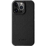 MELKCO For iPhone 14 Pro Case Genuine Leather Phone Cover