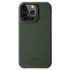 660151205C-1 MELKCO For iPhone 14 Pro Case Genuine Leather Phone Cover