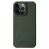 MELKCO For iPhone 14 Pro Case Genuine Leather Phone Cover