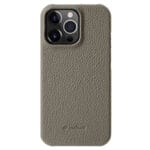 MELKCO For iPhone 14 Pro Case Genuine Leather Phone Cover