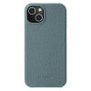 MELKCO For iPhone 14 Plus Case Genuine Leather Phone Cover
