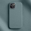 MELKCO For iPhone 14 Plus Case Genuine Leather Phone Cover