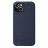 MELKCO For iPhone 14 Plus Case Genuine Leather Phone Cover