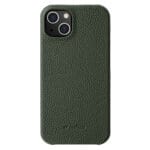MELKCO For iPhone 14 Plus Case Genuine Leather Phone Cover