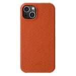 MELKCO For iPhone 14 Plus Case Genuine Leather Phone Cover