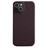 MELKCO For iPhone 14 Plus Case Genuine Leather Phone Cover